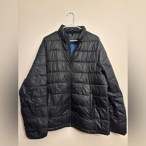 Abercrombie & Fitch Men's Black Puffer Jacket